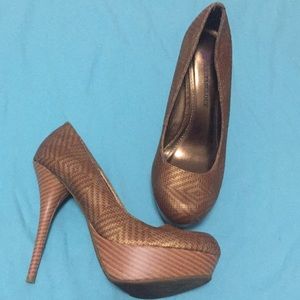 Golden Brown Pumps